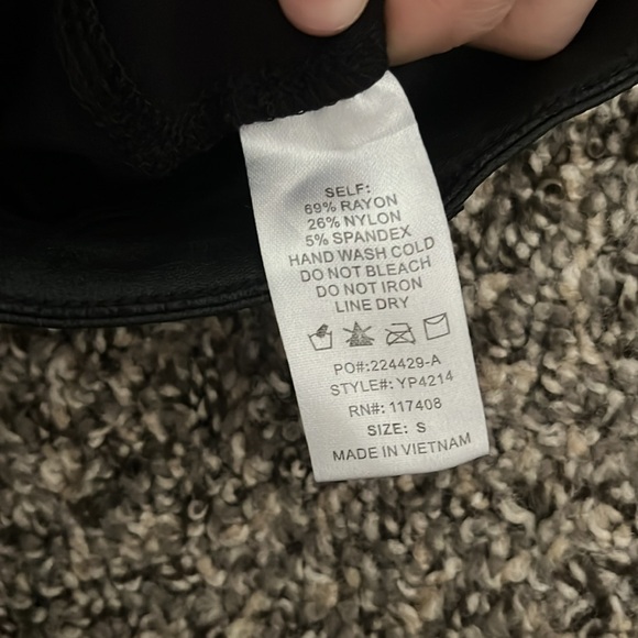 High rise coated skinny pants - Picture 4 of 8